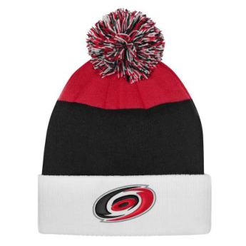 Carolina Hurricanes детска зимна шапка Essentials Cuffed Knit W Pom