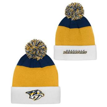 Nashville Predators детска зимна шапка Essentials Cuffed Knit W Pom