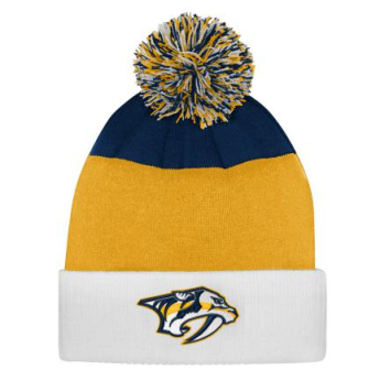Nashville Predators детска зимна шапка Essentials Cuffed Knit W Pom