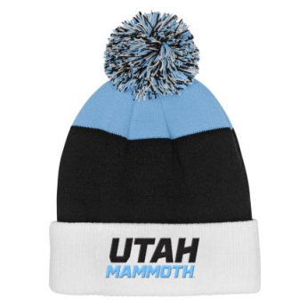 Utah Hockey Club детска зимна шапка Essentials Cuffed Knit W Pom