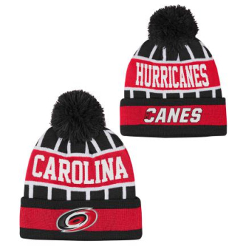 Carolina Hurricanes детска зимна шапка Go Fast Cuffed Knit W Pom
