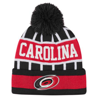 Carolina Hurricanes детска зимна шапка Go Fast Cuffed Knit W Pom