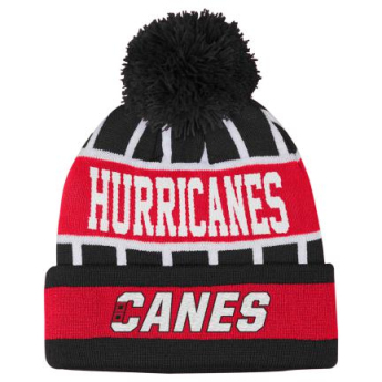 Carolina Hurricanes детска зимна шапка Go Fast Cuffed Knit W Pom