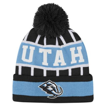 Utah Hockey Club детска зимна шапка Go Fast Cuffed Knit W Pom