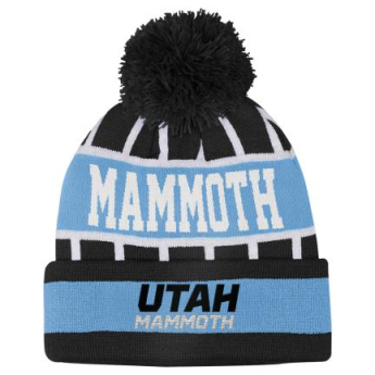 Utah Hockey Club детска зимна шапка Go Fast Cuffed Knit W Pom