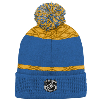 St. Louis Blues детска зимна шапка Puck Pattern Cuffed Pom