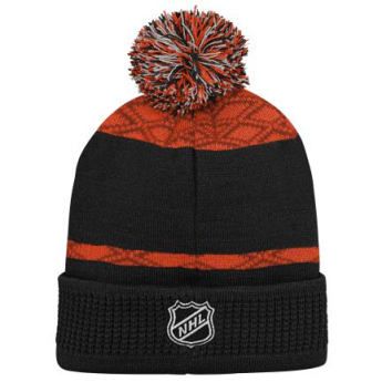 Anaheim Ducks детска зимна шапка Puck Pattern Cuffed Pom