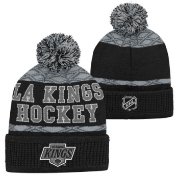 Los Angeles Kings детска зимна шапка Puck Pattern Cuffed Pom