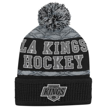 Los Angeles Kings детска зимна шапка Puck Pattern Cuffed Pom