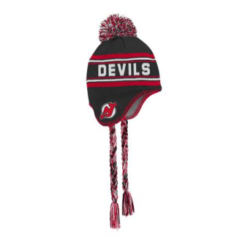 New Jersey Devils детска зимна шапка Jacquard Tassel Knit With Pom