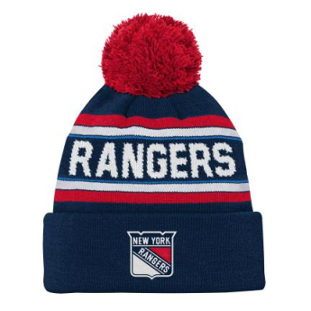 New York Rangers детска зимна шапка 3Rd Jersey Jacquard Cuff Pom