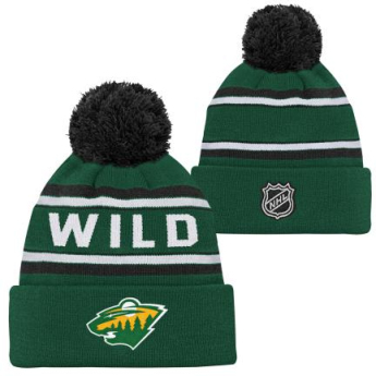 Minnesota Wild детска зимна шапка 3Rd Jersey Jacquard Cuff Pom