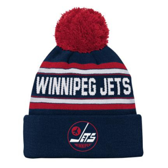 Winnipeg Jets детска зимна шапка 3Rd Jersey Jacquard Cuff Pom