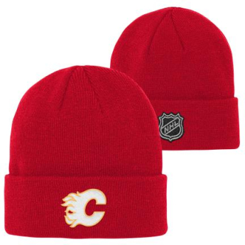 Calgary Flames детска зимна шапка Cuffed Knit