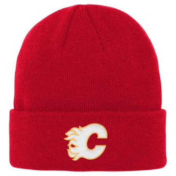 Calgary Flames детска зимна шапка Cuffed Knit