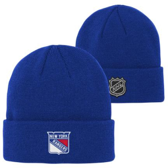 New York Rangers детска зимна шапка Cuffed Knit blue