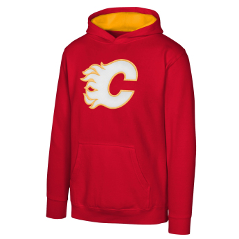 Calgary Flames детски суитшърт с качулка Prime Po Flc Hood -Home