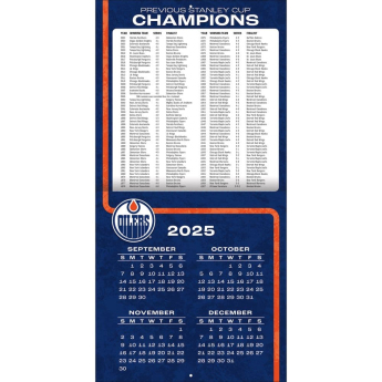 Edmonton Oilers календар 2026 Wall