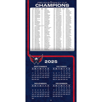 Washington Capitals календар 2026 Wall