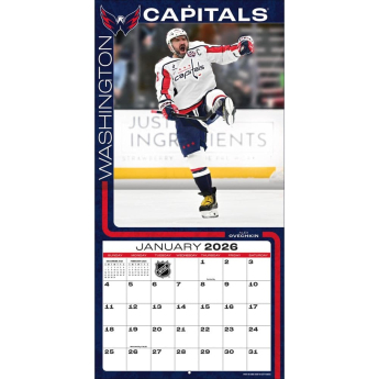 Washington Capitals календар 2026 Wall