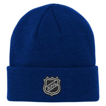 Vancouver Canucks детска зимна шапка Cuffed Knit blue