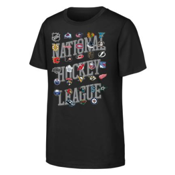 NHL продукти детска тениска All Teams Ss black