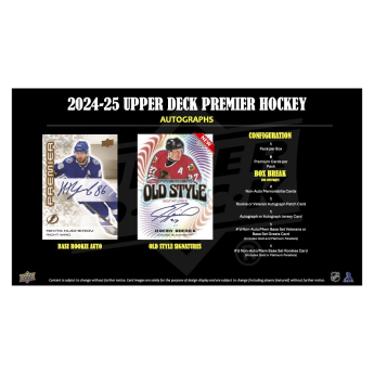 NHL кутии хокей карти NHL 2024-25 Upper Deck Premier Hockey Hobby Box