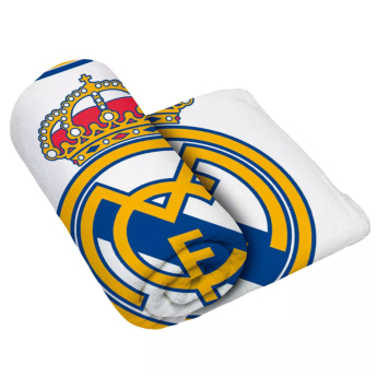 Real Madrid CF поларено одеяло white