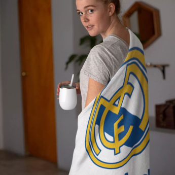 Real Madrid CF поларено одеяло white