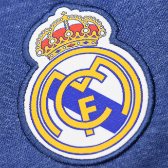 Real Madrid CF детски суитшърт с качулка Zip azul