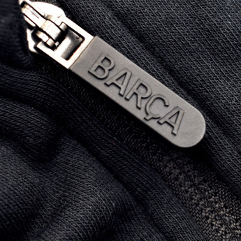 FC Barcelona детско зимно яке с качулка Race black