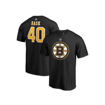 Boston Bruins мъжка тениска #40 Tuukka Rask black
