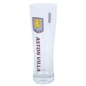Aston Villa стъклена чаша Tall Beer Glass