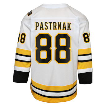 Boston Bruins детска хокейна фланелка David Pastrnak Replica White