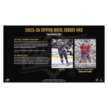 NHL кутии хокей карти NHL 2025-26 Upper Deck Series 1 Tin Box