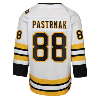 Boston Bruins детска хокейна фланелка David Pastrnak Premier White