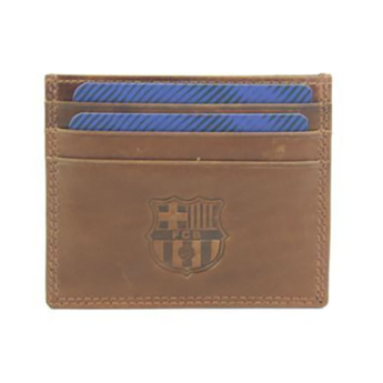 FC Barcelona кутия за карти cuero