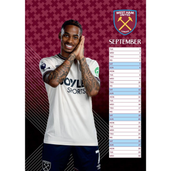 West Ham United календар 2026