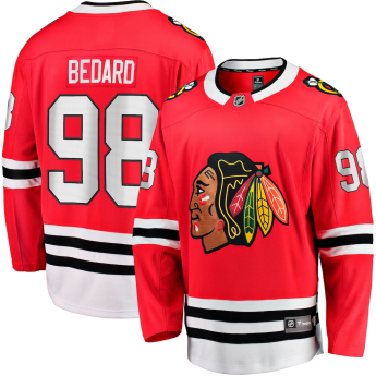 Chicago Blackhawks детска хокейна фланелка Connor Bedard #98 Breakaway Home Centennial