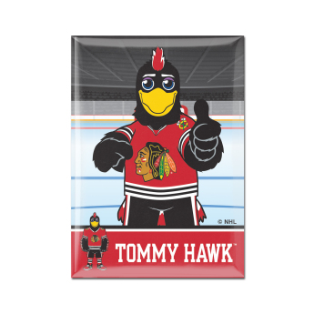 Chicago Blackhawks магнит Metal Mascot