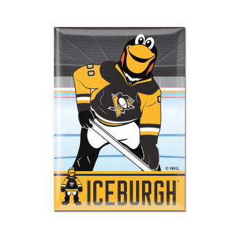 Pittsburgh Penguins магнит Metal Mascot