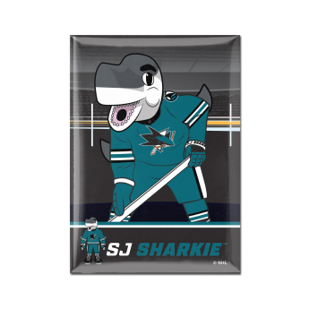 San Jose Sharks магнит Metal Mascot