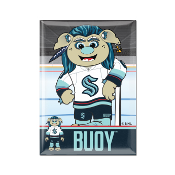 Seattle Kraken магнит Metal Mascot