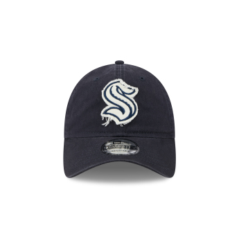 Seattle Kraken баскетболна шапка с козирка New Era 920 Stamp balck