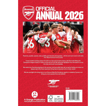 Arsenal FC книга с години 2026