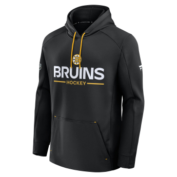 Boston Bruins мъжки суитшърт с качулка Authentic Pro Rink Poly Fleece POH