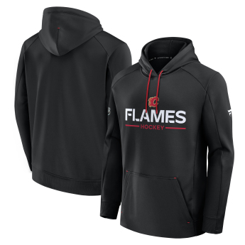 Calgary Flames мъжки суитшърт с качулка Authentic Pro Rink Poly Fleece POH