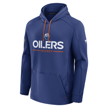 Edmonton Oilers мъжки суитшърт с качулка Authentic Pro Rink Poly Fleece POH