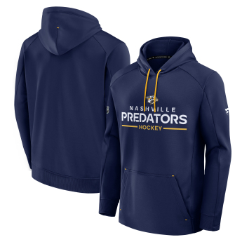 Nashville Predators мъжки суитшърт с качулка Authentic Pro Rink Poly Fleece POH