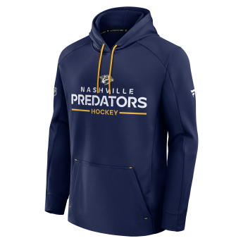 Nashville Predators мъжки суитшърт с качулка Authentic Pro Rink Poly Fleece POH